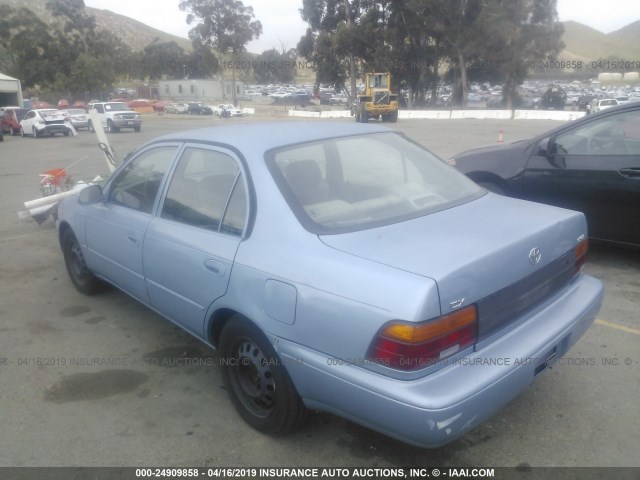 2T1AE09B7SC117450 - 1995 TOYOTA COROLLA LE/DX Light Blue photo 3