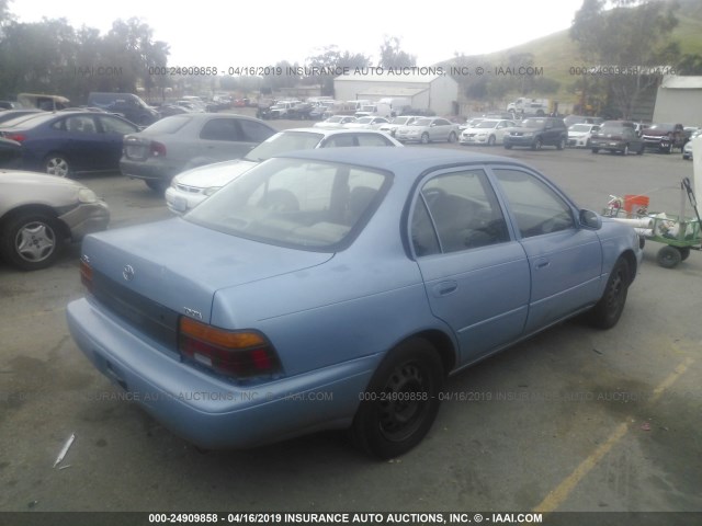 2T1AE09B7SC117450 - 1995 TOYOTA COROLLA LE/DX Light Blue photo 4