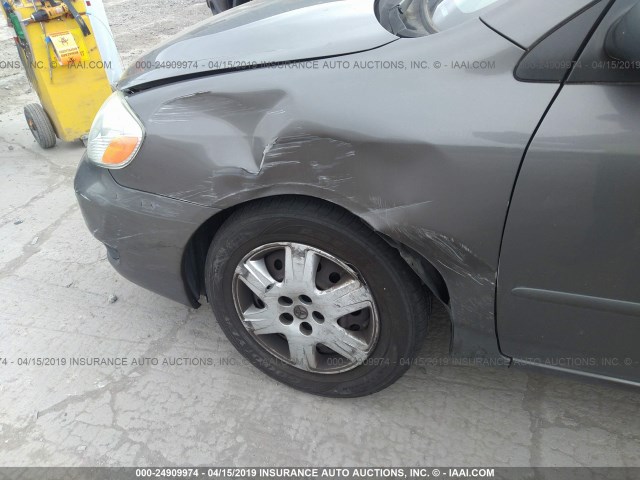 1NXBR32E47Z778888 - 2007 TOYOTA COROLLA CE/LE/S GRAY photo 6