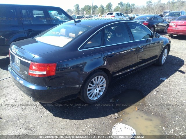 WAUDH74F56N163298 - 2006 AUDI A6 3.2 QUATTRO BLACK photo 4