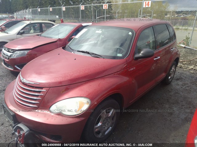 3A4FY58B16T281124 - 2006 CHRYSLER PT CRUISER TOURING MAROON photo 2