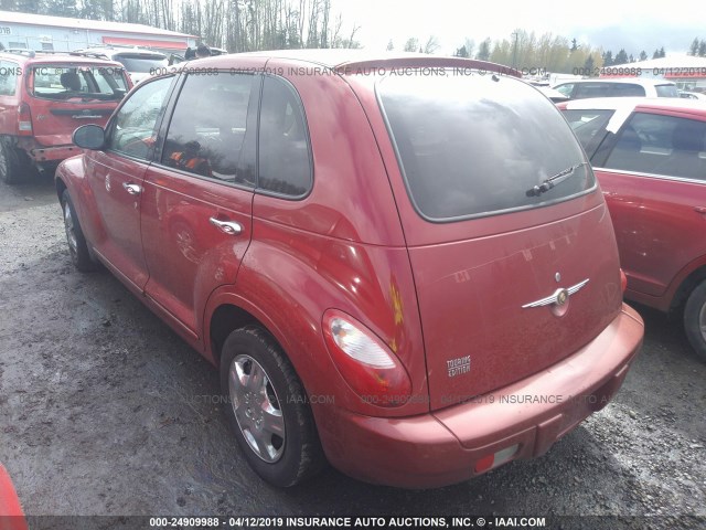 3A4FY58B16T281124 - 2006 CHRYSLER PT CRUISER TOURING MAROON photo 3