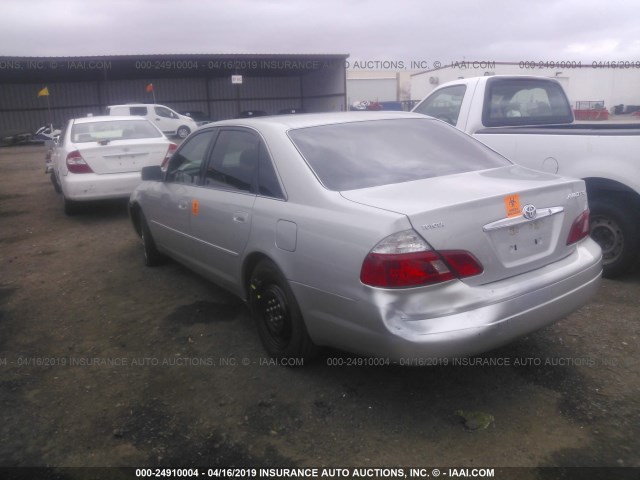 4T1BF28B93U320273 - 2003 TOYOTA AVALON XL/XLS SILVER photo 3