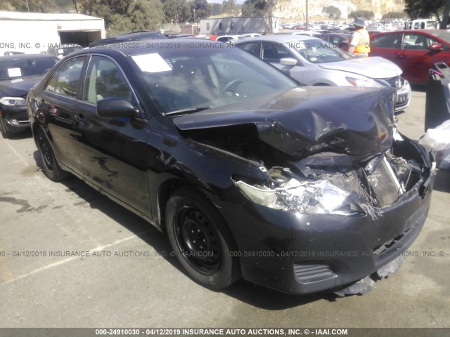 4T4BF3EK7BR117350 - 2011 TOYOTA CAMRY SE/LE/XLE BLACK photo 1