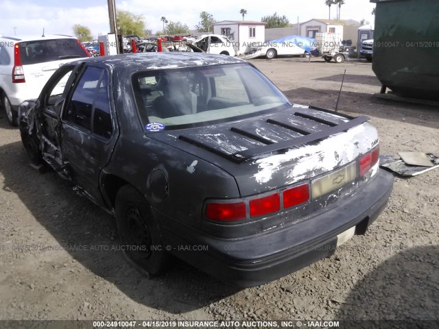 2G1WL54T6R1101119 - 1994 CHEVROLET LUMINA BLACK photo 3