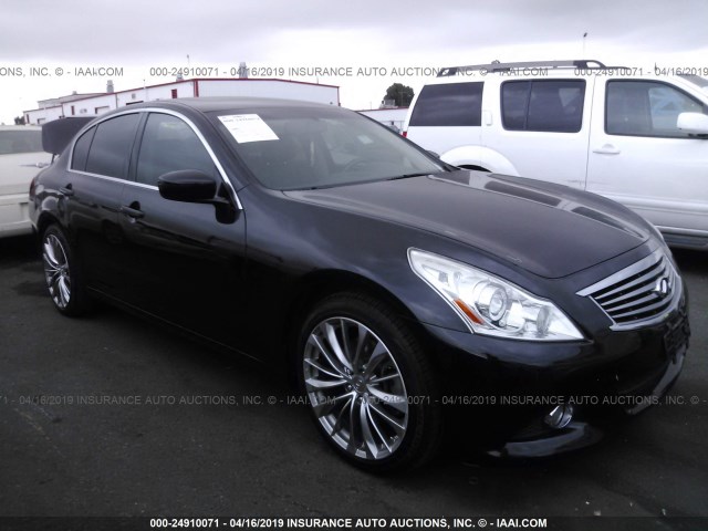 JN1CV6AP8BM500368 - 2011 INFINITI G37 SPORT BLACK photo 1