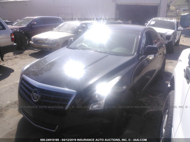 1G6AG5RX5D0148022 - 2013 CADILLAC ATS BLACK photo 2