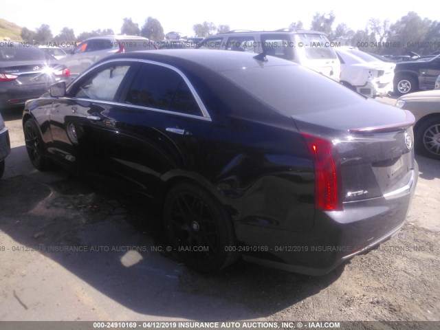 1G6AG5RX5D0148022 - 2013 CADILLAC ATS BLACK photo 3