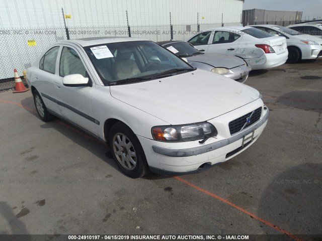 YV1RS61R012057851 - 2001 VOLVO S60 WHITE photo 1