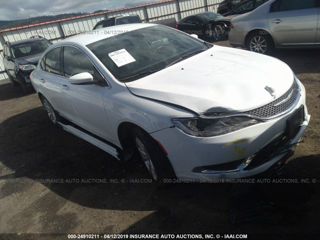 1C3CCCAB0GN136121 - 2016 CHRYSLER 200 LIMITED WHITE photo 1