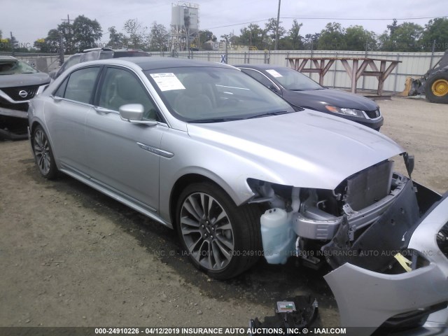 1LN6L9RP9H5609099 - 2017 LINCOLN CONTINENTAL RESERVE SILVER photo 1