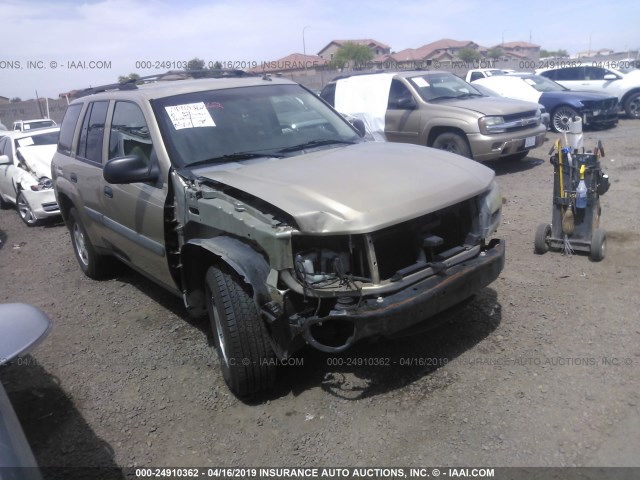 1GNDS13S052127753 - 2005 CHEVROLET TRAILBLAZER LS/LT GOLD photo 1