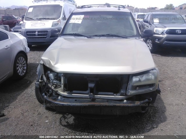 1GNDS13S052127753 - 2005 CHEVROLET TRAILBLAZER LS/LT GOLD photo 6