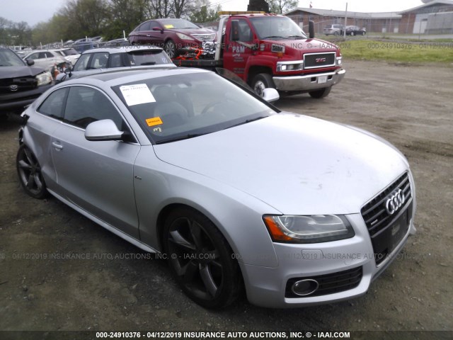 WAUDK78T49A024017 - 2009 AUDI A5 QUATTRO SILVER photo 1