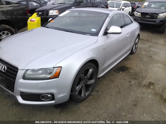 WAUDK78T49A024017 - 2009 AUDI A5 QUATTRO SILVER photo 2