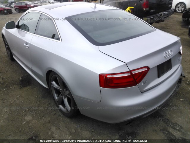 WAUDK78T49A024017 - 2009 AUDI A5 QUATTRO SILVER photo 3