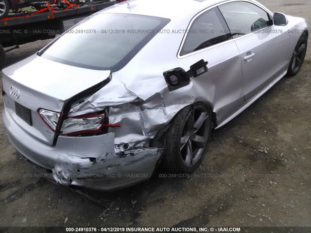 WAUDK78T49A024017 - 2009 AUDI A5 QUATTRO SILVER photo 4