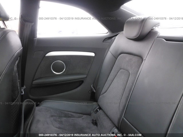 WAUDK78T49A024017 - 2009 AUDI A5 QUATTRO SILVER photo 8