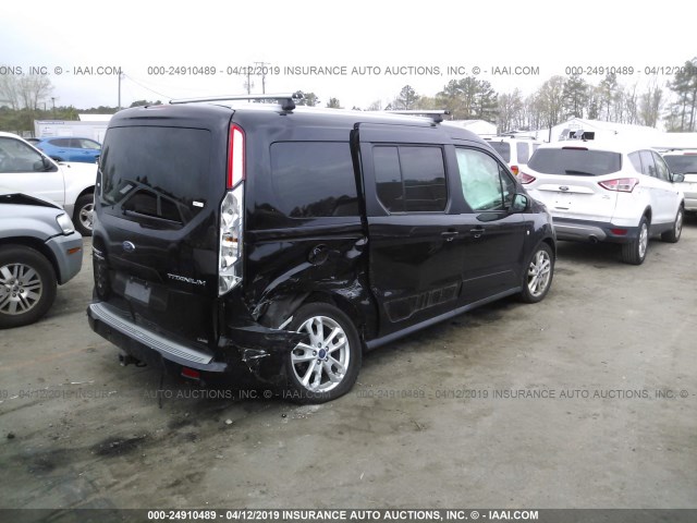 NM0GE9G76H1293767 - 2017 FORD TRANSIT CONNECT TITANIUM BLACK photo 4