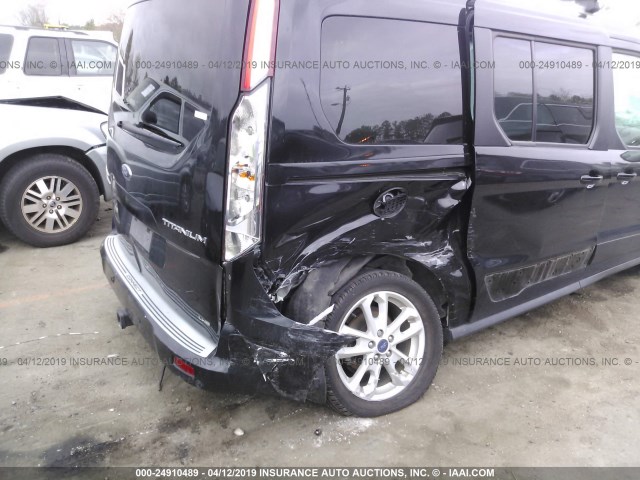 NM0GE9G76H1293767 - 2017 FORD TRANSIT CONNECT TITANIUM BLACK photo 6