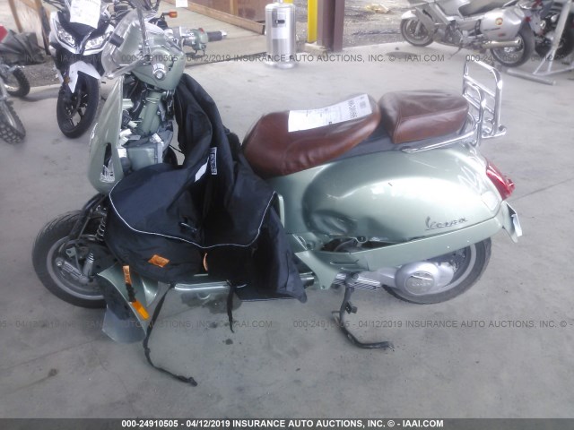 ZAPM459L595502551 - 2009 VESPA GTS 250 GREEN photo 9