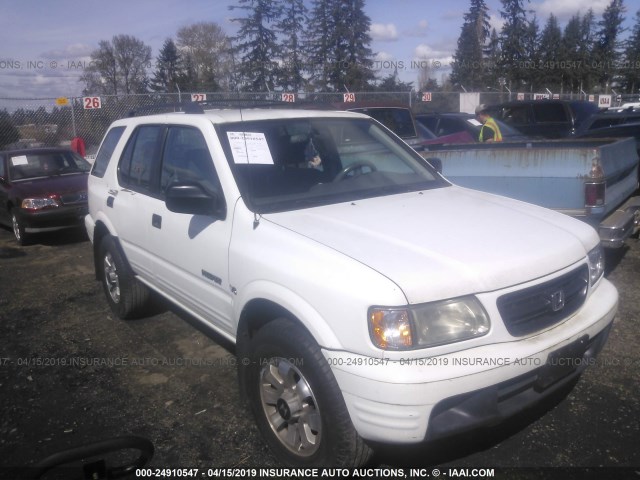 4S6DM58W114400268 - 2001 HONDA PASSPORT EX/LX WHITE photo 1