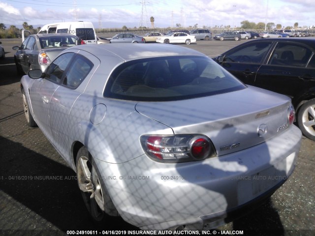 JM1FE173240108613 - 2004 MAZDA RX8 SILVER photo 3