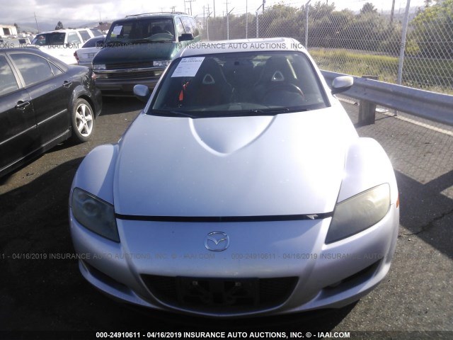 JM1FE173240108613 - 2004 MAZDA RX8 SILVER photo 6