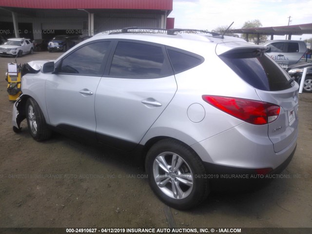 KM8JU3AC5CU473839 - 2012 HYUNDAI TUCSON GLS/LIMITED ვერცხლისფერი ფოტო 3