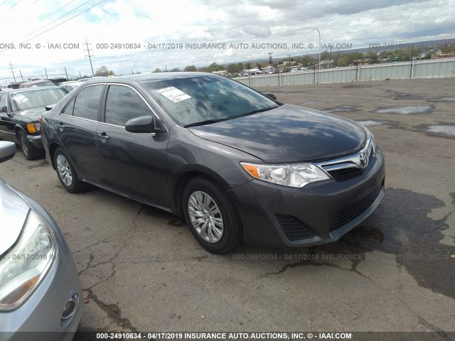 4T4BF1FK5DR332361 - 2013 TOYOTA CAMRY L/SE/LE/XLE GRAY photo 1