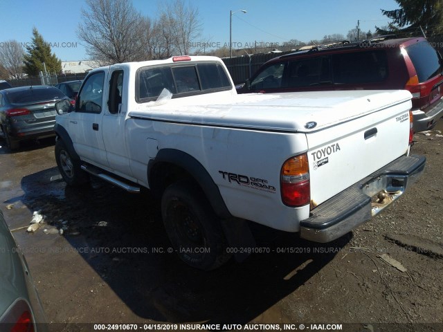 5TESM92N83Z167298 - 2003 TOYOTA TACOMA XTRACAB PRERUNNER WHITE photo 3