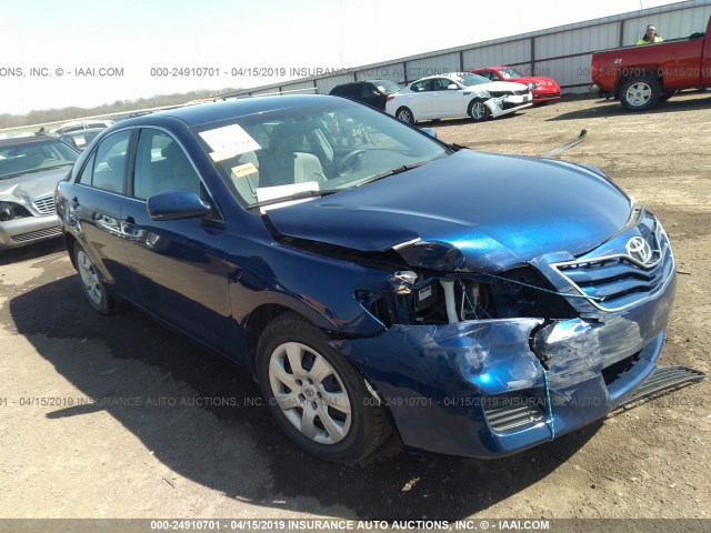 4T4BF3EK7AR040686 - 2010 TOYOTA CAMRY SE/LE/XLE BLUE photo 1