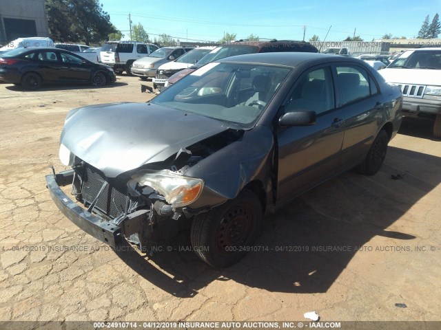 1NXBR32E08Z964476 - 2008 TOYOTA COROLLA CE/LE/S GRAY photo 2