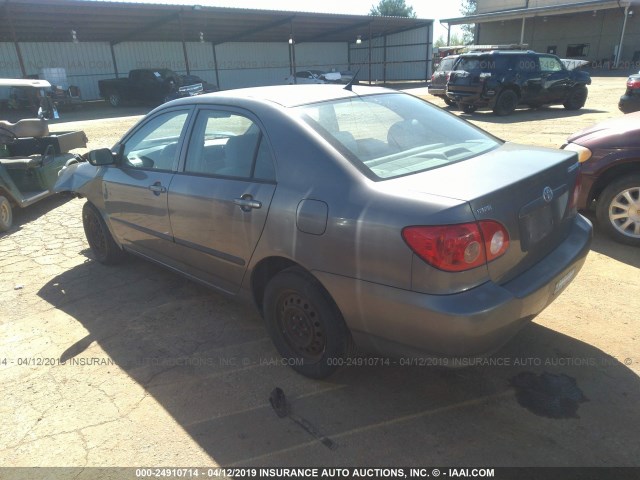 1NXBR32E08Z964476 - 2008 TOYOTA COROLLA CE/LE/S GRAY photo 3