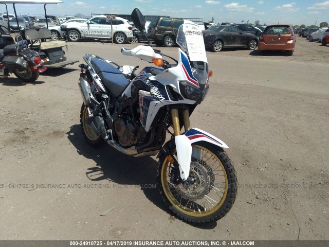 JH2SD04G1HK001282 - 2017 HONDA CRF1000 WHITE photo 1