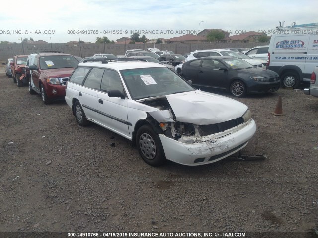 4S3BK4351T7312261 - 1996 SUBARU LEGACY L WHITE photo 1