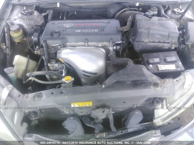 4T1BE32K73U671877 - 2003 TOYOTA CAMRY LE/XLE/SE GRAY photo 10