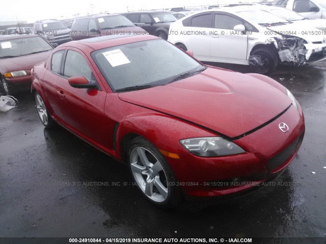 JM1FE17N440138651 - 2004 MAZDA RX8 RED photo 1