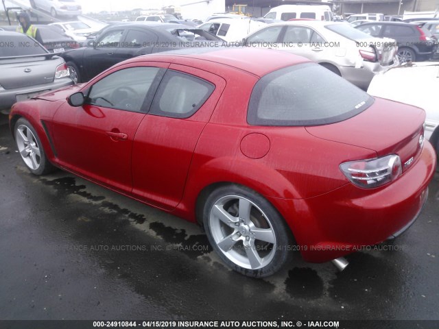 JM1FE17N440138651 - 2004 MAZDA RX8 RED photo 3