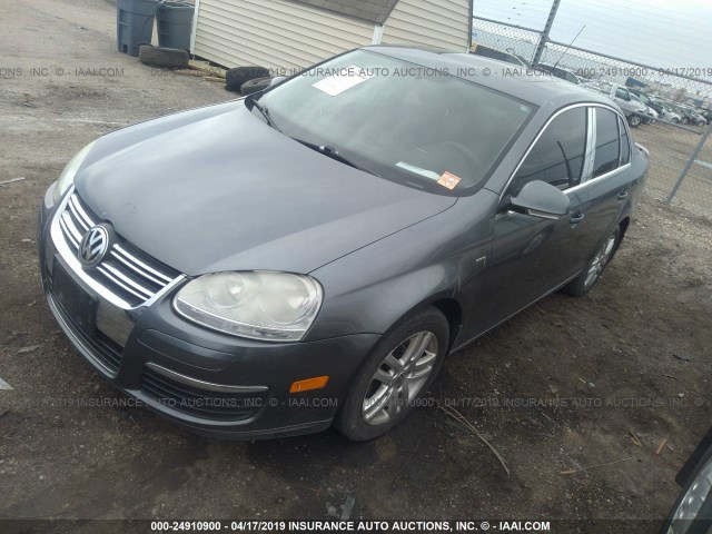 3VWEF71K87M162167 - 2007 VOLKSWAGEN JETTA WOLFSBURG GRAY photo 2