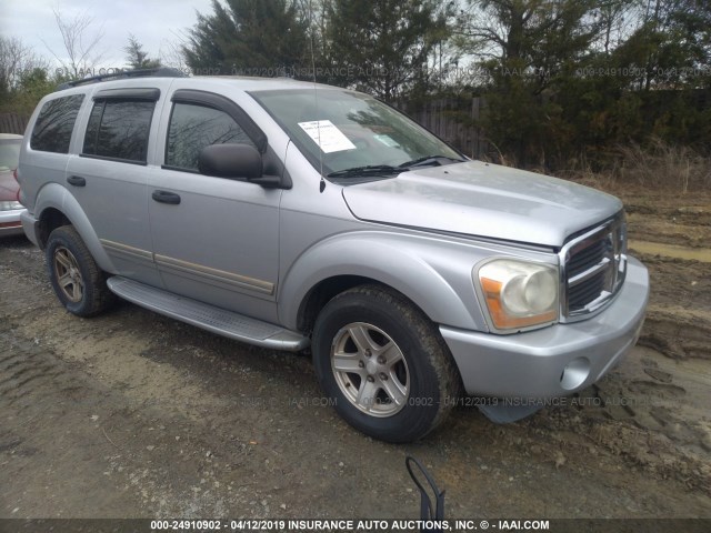 1D4HB58D34F241249 - 2004 DODGE DURANGO LIMITED SILVER photo 1