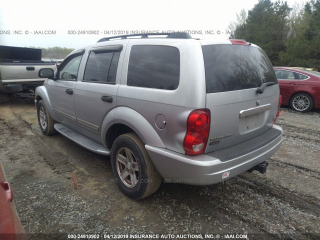 1D4HB58D34F241249 - 2004 DODGE DURANGO LIMITED SILVER photo 3