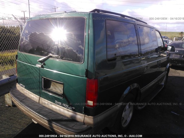 1GNDM19W0YB131360 - 2000 CHEVROLET ASTRO GREEN photo 4