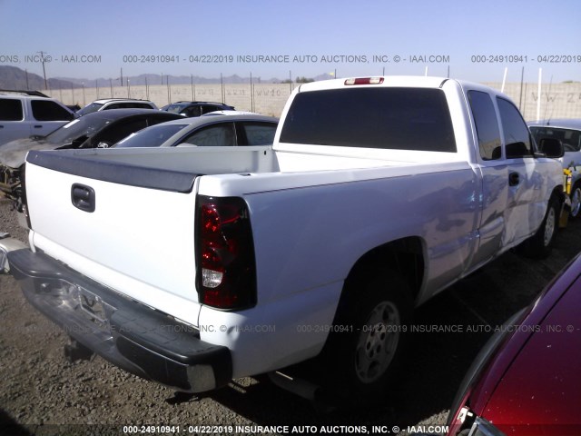 1GCEC19T44Z353231 - 2004 CHEVROLET SILVERADO C1500 WHITE photo 4