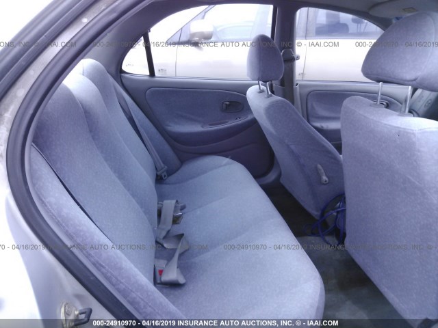 KMHJF35F4YU887944 - 2000 HYUNDAI ELANTRA GLS SILVER photo 8