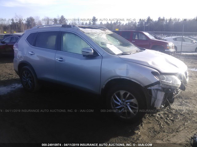 5N1AT2MV6GC748446 - 2016 NISSAN ROGUE S/SL/SV SILVER photo 1