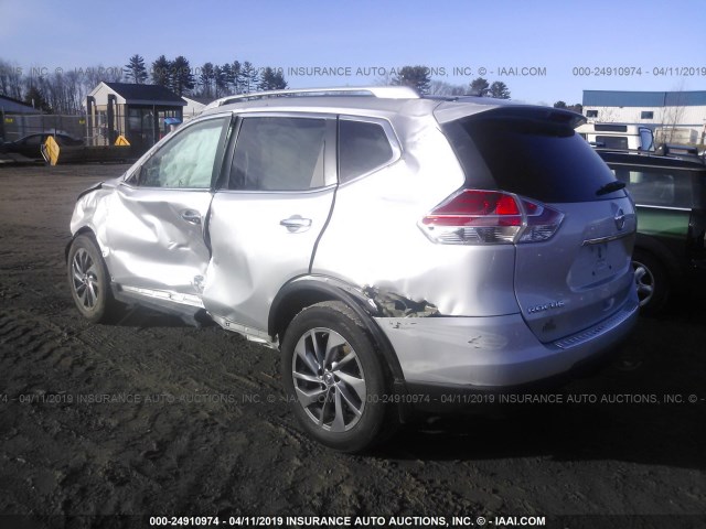 5N1AT2MV6GC748446 - 2016 NISSAN ROGUE S/SL/SV SILVER photo 3