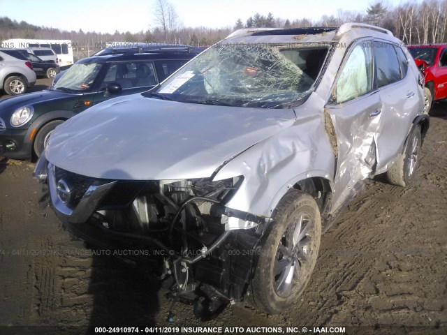 5N1AT2MV6GC748446 - 2016 NISSAN ROGUE S/SL/SV SILVER photo 6