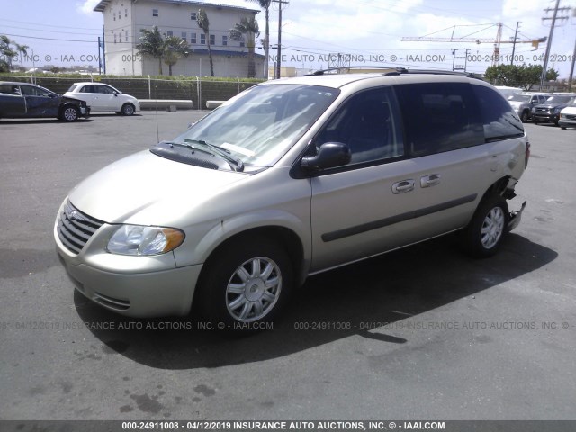 1A8GP45R76B627843 - 2006 CHRYSLER TOWN & COUNTRY  GOLD photo 2