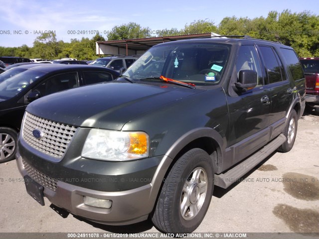 1FMPU17L94LA09238 - 2004 FORD EXPEDITION EDDIE BAUER GRAY photo 2